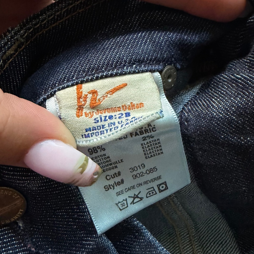 Citizens of Humanity Jorts Dark Wash Denim Bermuda Shorts Size 28 Style 902-085 - Picture 3 of 5